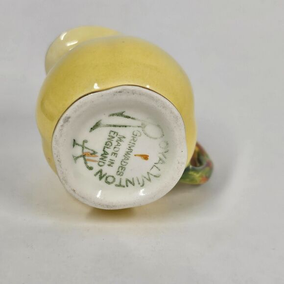 Tiger Lily Yellow Mini Creamer Small Pitcher 2" Royal Winton Grimwades - Picture 9 of 10